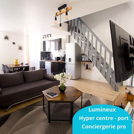 Triplex Lumineux A Cherbourg, Hyper Centre, 2 Pas Du Port & Vie Nocturne, Intendance Luxury Host Exterior foto